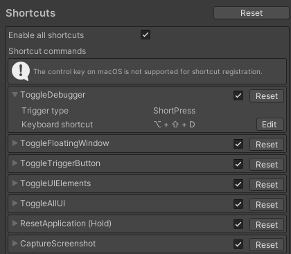 setting-shortcut-keys