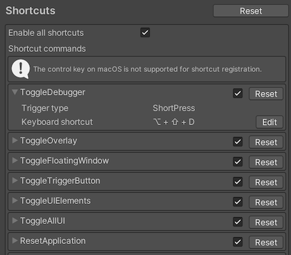 setting-shortcut-keys